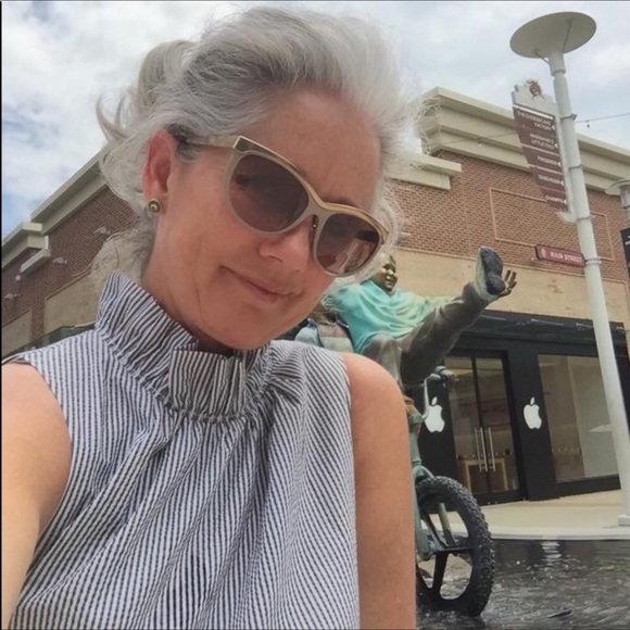 Banana Republic Seersucker Ruffle Dress - Picture 12 of 16